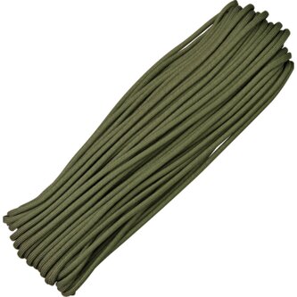 Padáková šňůra, 30 m, olivová, Parachute Cord
