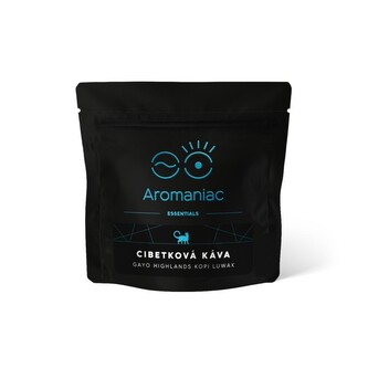 Káva Aromaniac Cibetková káva Gayo Highlands Kopi Luwak - zrnková, 50 g