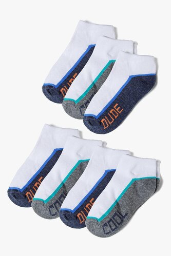 Ponožky chlapecké 7pack, Minoti, 13sock 30, Kluk - 128/140