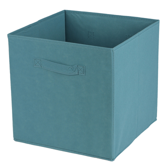 DOCHTMANN Box do kallaxu, úložný box textilní, petrolejový 31x31x31cm