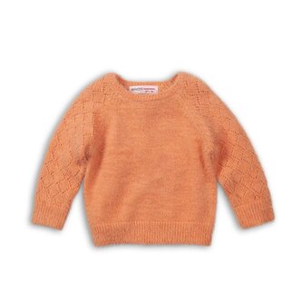 Svetr dívčí, Minoti, ENCHANTED 11, oranžová - 104/110