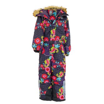 Dívčí lyžařská kombinéza LODI, Pidilidi, PD1149-06, vínová - 116