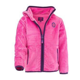 mikina dívčí chlupatá se stojáčkem, Pidilidi, PD1156-03, růžová - 104