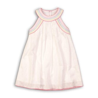 Šaty dívčí bavlněné, Minoti, Pool 1, bílá - 98/104