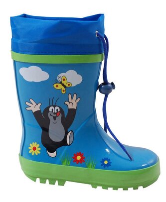 holínky dětské s krtkem, Pidilidi, PL0016-04, modrá - 22