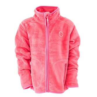 mikina dívčí chlupatá se stojáčkem, Pidilidi, PD1114-03, růžová - 152