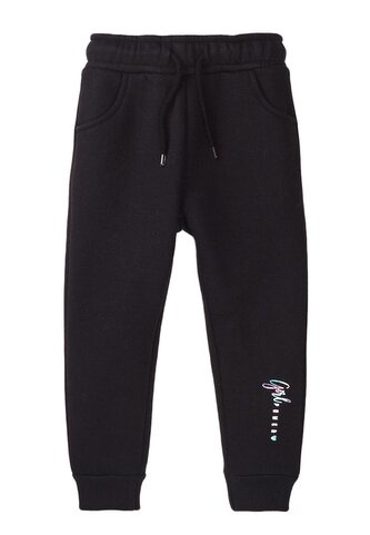 Tepláky dívčí, Minoti, 8GFJOG 1, černá - 134/140