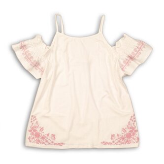 Halenka dívčí, Minoti, Tumbleweed 1, bílá - 128/134