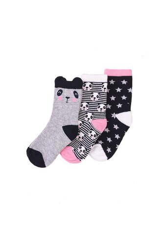Ponožky dívčí 3pack, Minoti, KG SOCK 32, holka - 152/164