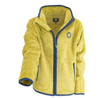 mikina dětská chlupatá se stojáčkem, Pidilidi, PD1139-20, žlutá - 134