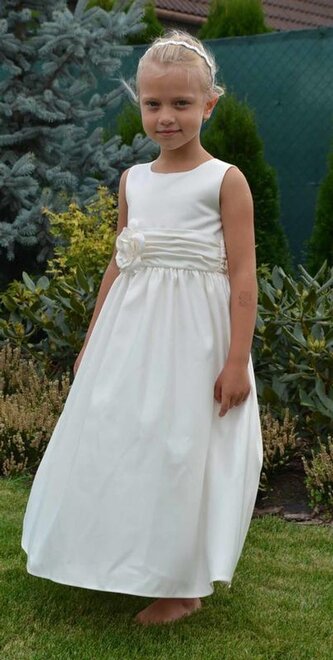 šaty slavnostní, družičkové, Pidilidi, PD952, krémová - 128