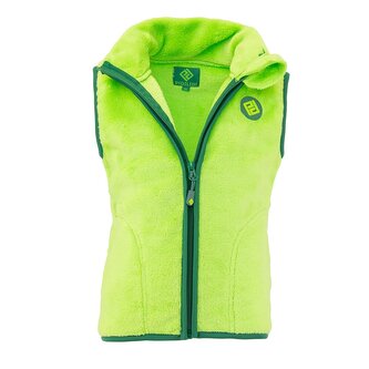 vesta dětská chlupatá se stojáčkem, Pidilidi, PD1140-19, zelená - 140