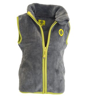 vesta dětská chlupatá se stojáčkem, Pidilidi, PD1140-09, šedá - 116