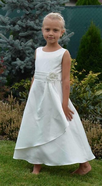 šaty slavnostní, družičkové, Pidilidi, PD953, krémová - 92