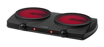 Elektrický dvouplotýnkový vařič černý 2500 W VE3060 Elektrický dvouplotýnkový vařič černý 2500 W VE3060