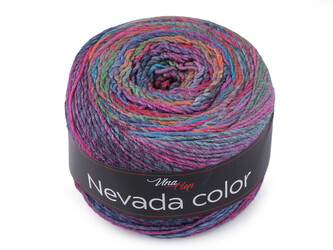 Pletací příze Nevada Color 150 g - 1 ks - 2 (6303) fialovorůžová