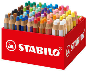 STABILO woody 3 in 1 School Box (76 ks woody + 4 ořezávátka 4548)