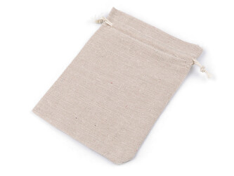 Dárkový pytlík 13x18 cm lněný - 50 ks - 2 režná