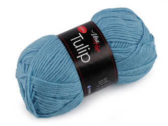 Pletací příze Tulip 100 g - 1 ks - 28 (41241) modrá azuro