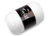 Bavlněná pletací příze Twist macrame 500 g rozčesávací - 1 ks - 1 (8002) bílá