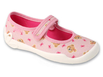 114X551 - dívčí balerínky Befado růžové, méďové 114X551_29