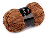 Pletací žinylková příze Happy Baby 100 g - 1 ks - 17 (41048) hnědá