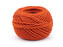 Bavlněná příze macrame / háčkovací 40 g rozčesávací - 1 ks - 21 (06) oranžová mrkvová
