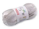 Pletací příze Rozetti Puzzle 200 g - 1 ks - 8 (233-29) šedá nejsvětlější