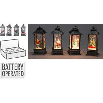 Lucerna vánoční LED 13 cm 4 druhy