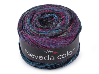 Pletací příze Nevada Color 150 g - 1 ks - 4 (6302) fialová tmavá