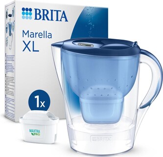 Brita Marella XL filtrační konvice, objem 3.5 l, 1x MAXTRA+ filtr, modrá