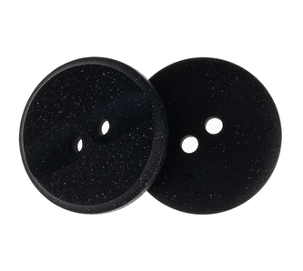 Knoflík - sada 3 ks - černá - prům. 23 mm