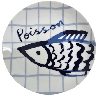 Porcelánový dezertní talíř Catch Of The Day