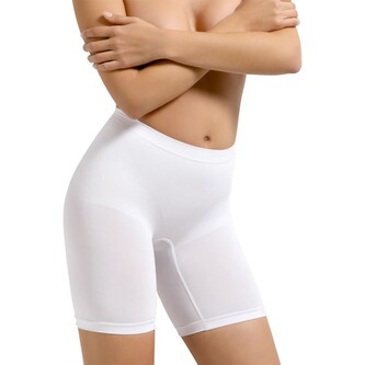 Stahovací kalhotky s prodlouženou nohavičkou SHORTS GUAINA bílá L/XL modelante SENSI