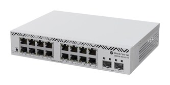 MikroTik CSS318-16G-2S+IN 18-portový switch (16x GB Eth, 2x SFP+)