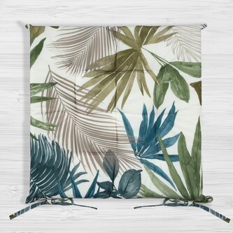 Zahradní prošívaný podsedák na židli PALMAS I. 40x40 cm Mybesthome