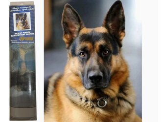 Diamantové malování - Vlčák 30 x 40 cm