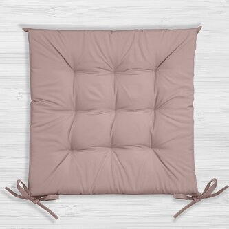 Zahradní prošívaný podsedák na židli GIARDINO pudrová růžová 40x40 cm Mybesthome