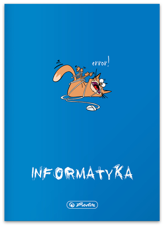 Zeszyt A5 60K kratka Eco PP Informatyka, Herlitz