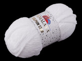 Pletací žinylková příze s lurexovým vláknem Dolphin Star 100 g - 1 ks - 1 (92101) bílá