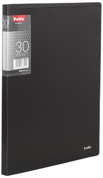 Album ofertowy A4 30 koszulek czarny clear, Patio