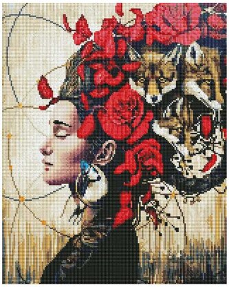 Mozaika diamentowa 40x50 Bal maskowy PD4050193, iPicasso