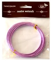 Drut aluminiowy galwanizowany 2 mm dł. 3 mb. kolor fiolet, Galeria Hobby