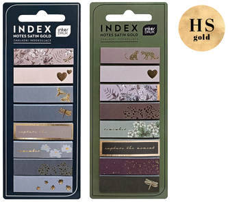Zakładki indeksujące Satin Gold 351951, Interdruk
