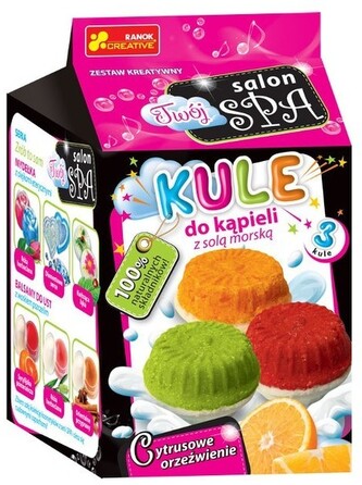 Zestaw dla dziewczynek Kule do kąpieli Cytrusowe orzeźwienie, Ranok-Creative