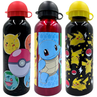 Bidon aluminiowy 500 ml. Pokemon 1 z 3 wzorów PK00014, Kids