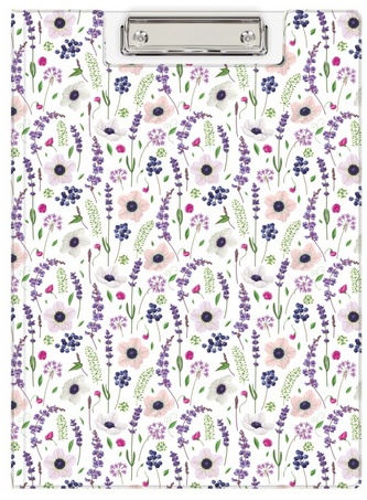 Teczka z klipem A4 z nadrukiem garden, Biurfol