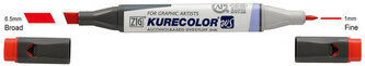 Marker kurecolor 2-str. TWIN 900 czarny, Kuretake