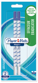 Wymazywacz do atramentu Magic+ cienka końc. z cienkopisem 2szt, Paper Mate