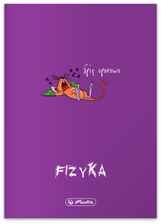 Zeszyt A5 60K kratka Eco PP Fizyka, Herlitz